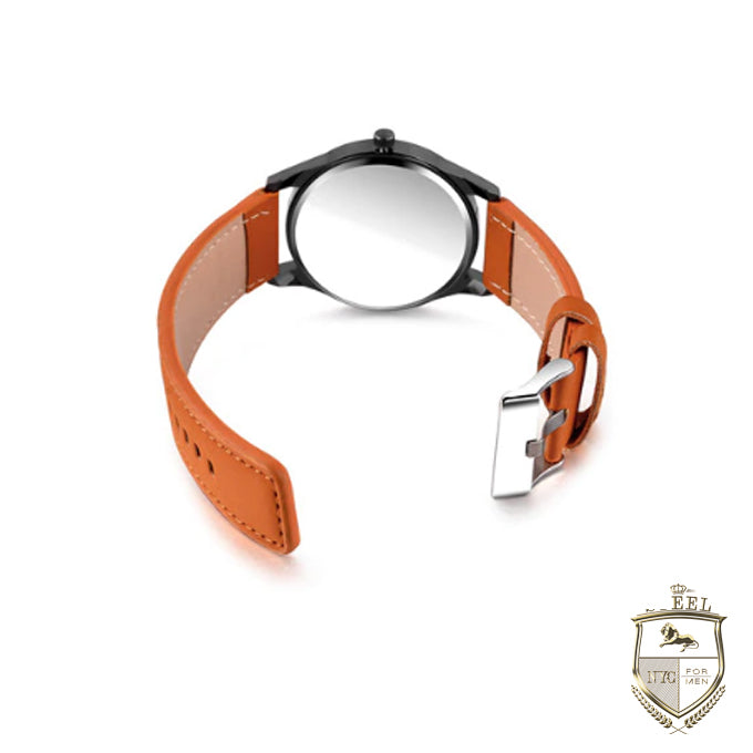 Reloj Steel Luxury Cafe con Negro