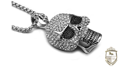 Collar Piedra Matte Mano Fatima Chapa de Oro 24k Diamante Zirconia