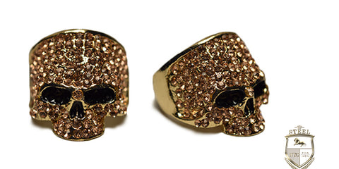 Anillo Antrax Cristales Plata
