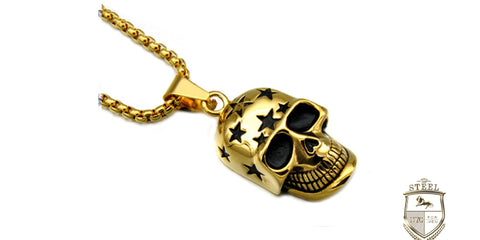 Collar Calavera Diamantes Swavs.