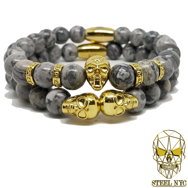 Danger Gray Moon Skull Stack