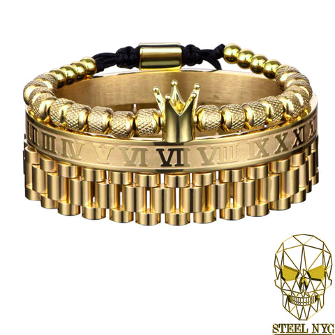 Supreme Black Crown Stack ( Triple Set Corona Negro)
