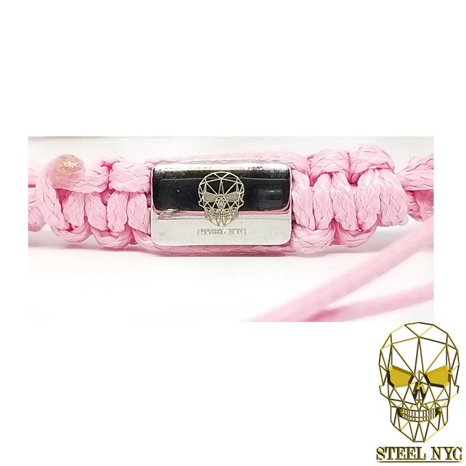 Big Skull Pink Sky Bracelet