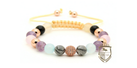 Blue Onyx Stones Bracelet
