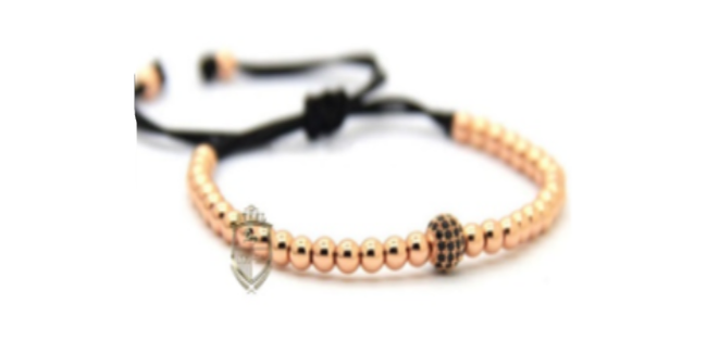 Rose Gold Single Diamond Sphere