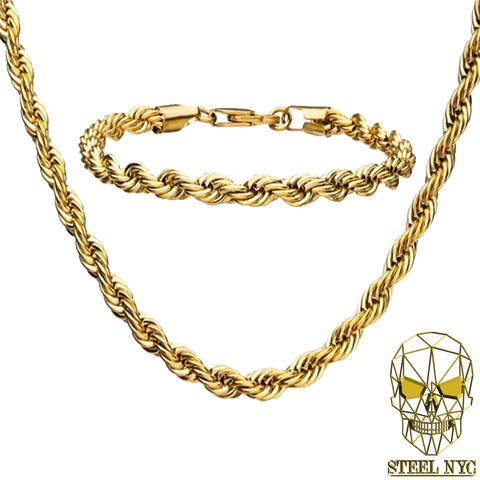 Set Cadena y Brazalete Chromatic Cubana