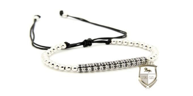 Silver CZ Diamond Big Stopper