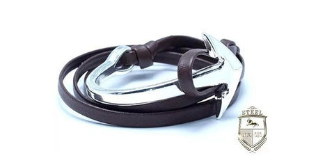 White Rope Silver Anchor