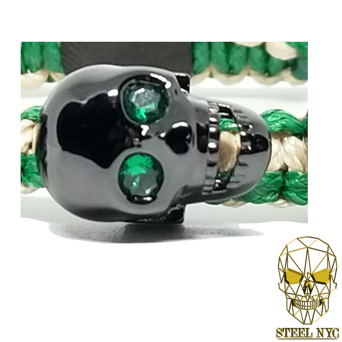 Big Skull Camo Green Bracelet