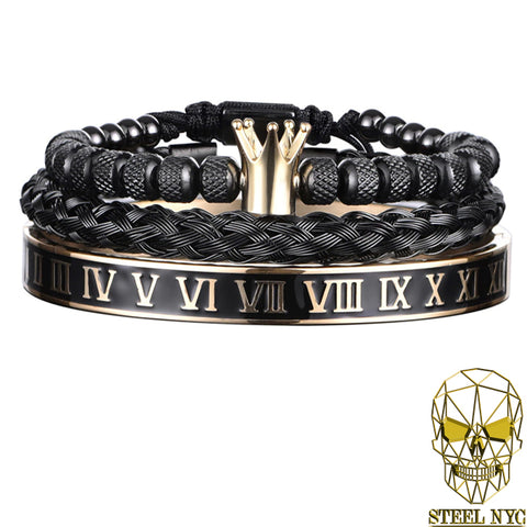 Supreme Black Crown Stack ( Triple Set Corona Negro)
