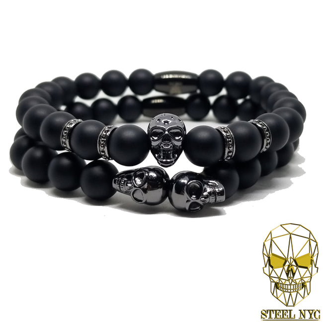 Danger Black Skull Stack