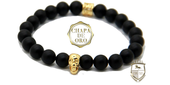 Matte Black Screaming Skull