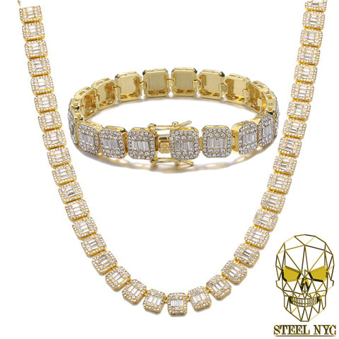 Set Cadena y Brazalete Chromatic Cubana