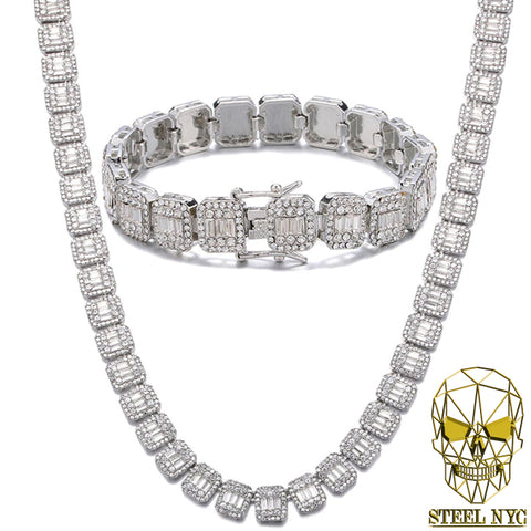 Set Cadena y Brazalete Rope Dorado