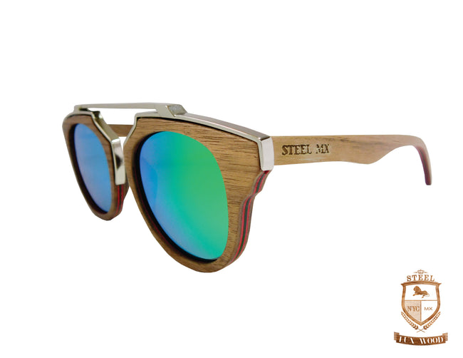 Lentes de Sol de Madera Bamboo MX6