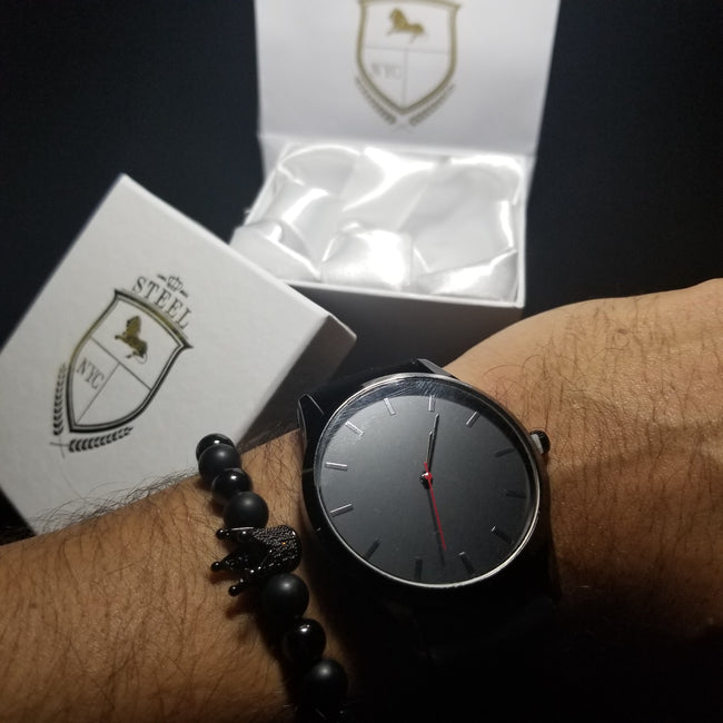 Reloj Steel Luxury Negro con Negro