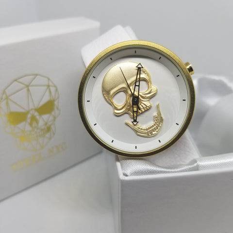 Reloj Luxury Calavera Negro Mad Skull