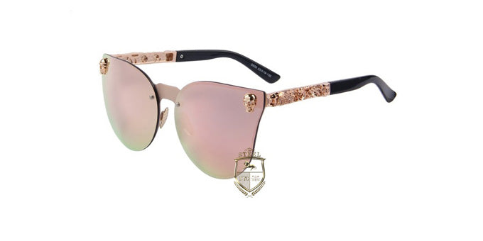 Pink Skulls Sunglasses