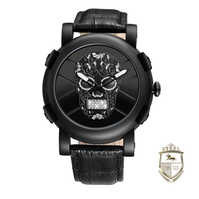 Reloj Diamond Skulls Negro