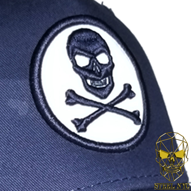 Gorra Calavera Danger Skull Azul