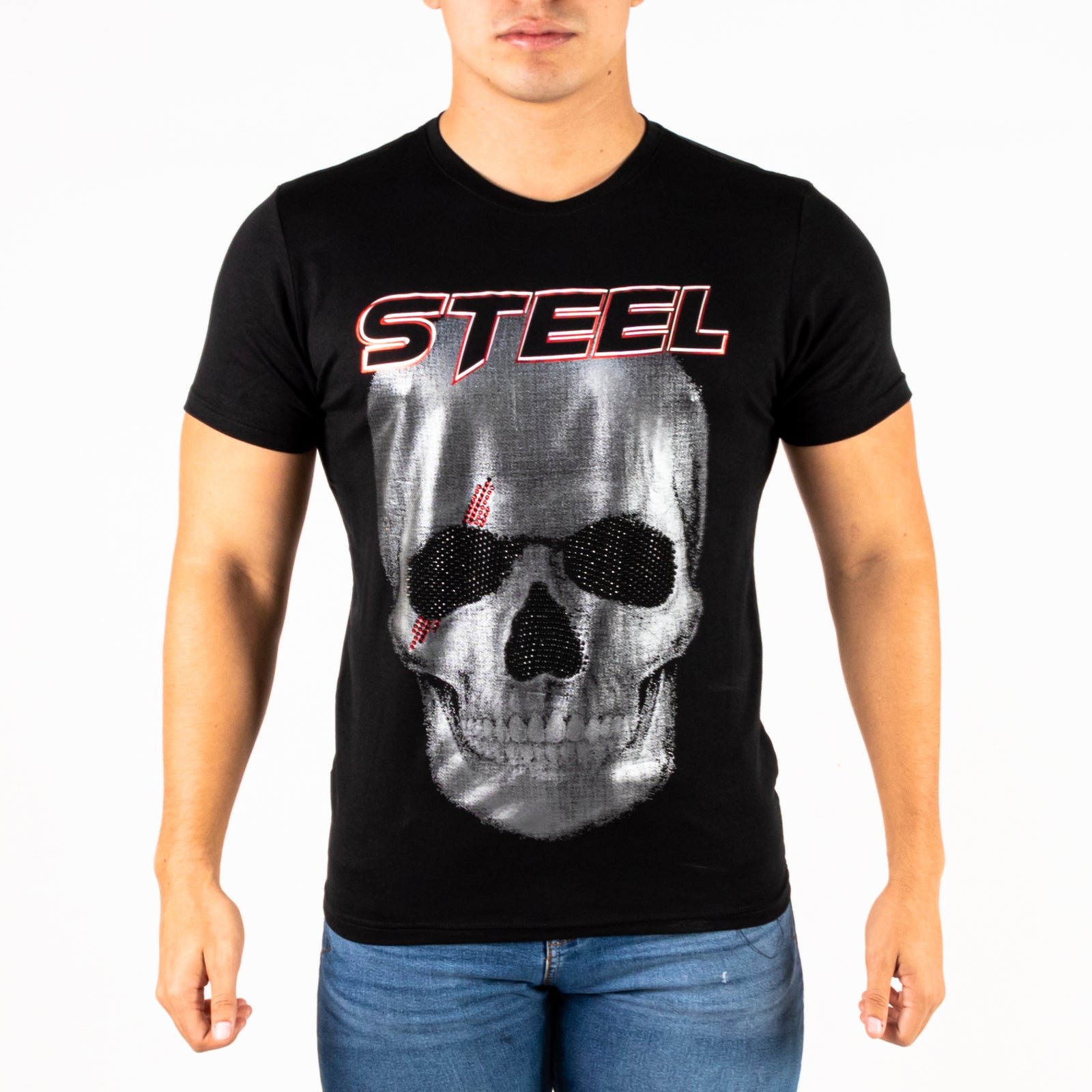 Playera Steel Skull Scar
