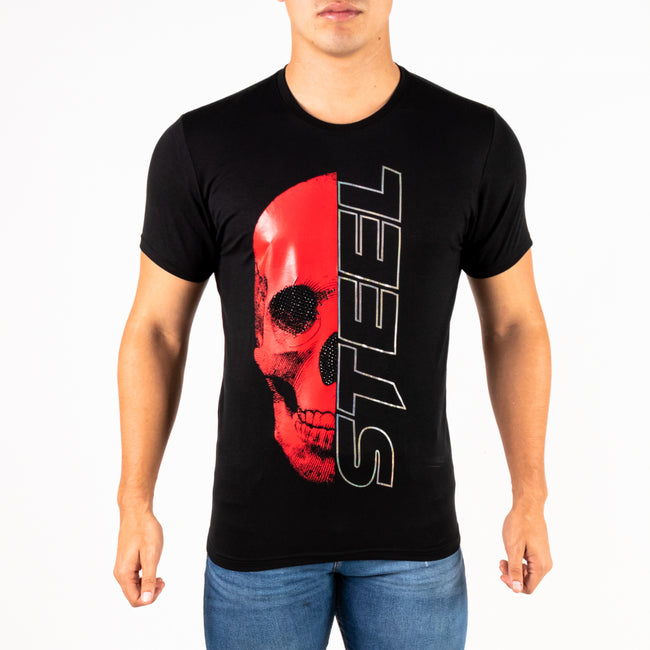 Playera Steel Skull Face Off