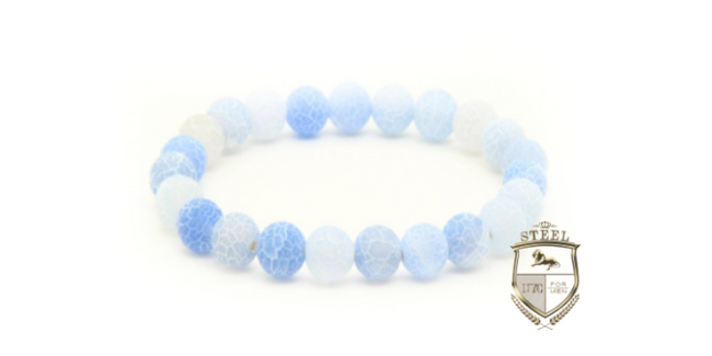 Light Blue Onyx Stones Bracelet