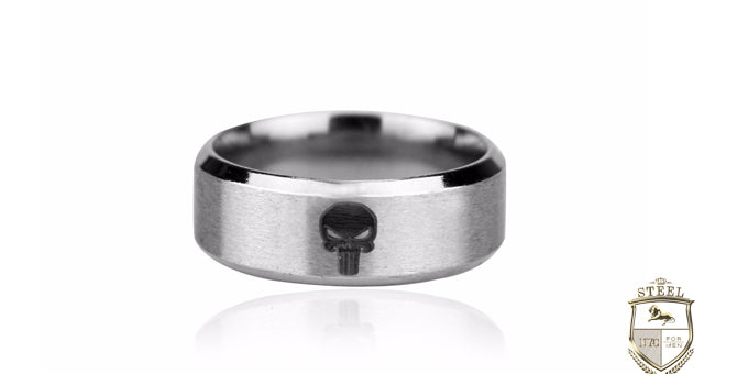 Anillo Calavera Punisher Plata - Main Image