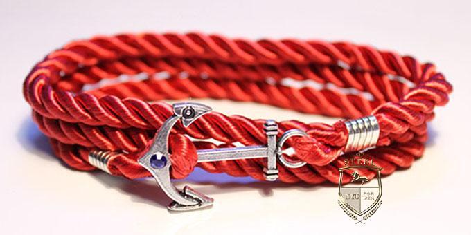 Red Rope Silver Anchor