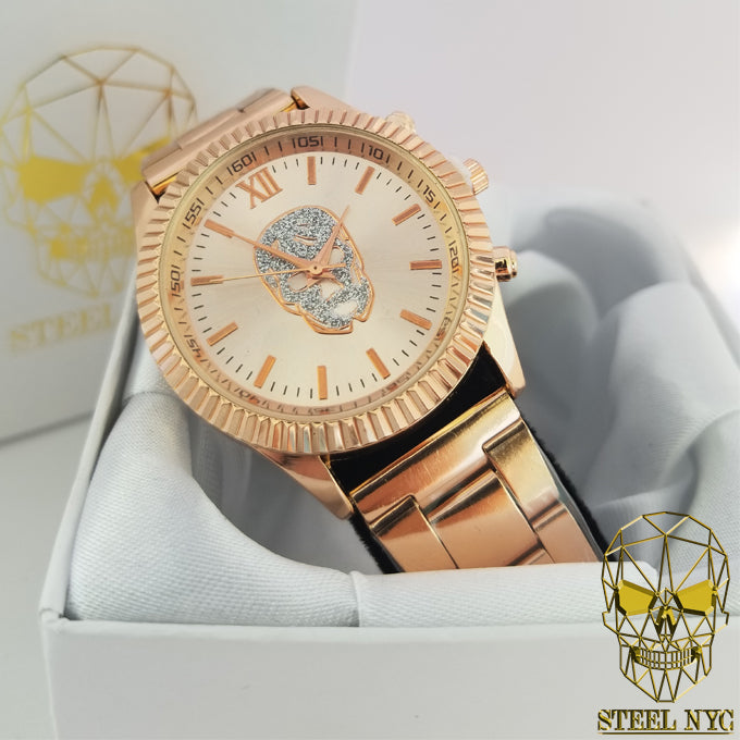 Guess Reloj Mujer Calavera Reloj Dorado Mujer Mercadolibre Reloj