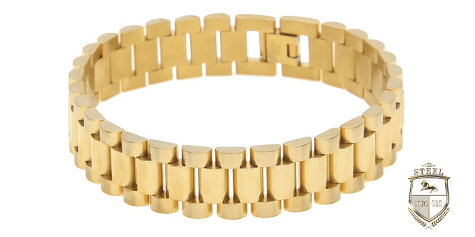 Royal Gold Color Link Bracelet