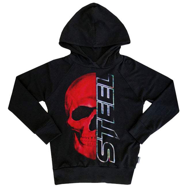 Hoodie Sudadera Steel Face Off Skull