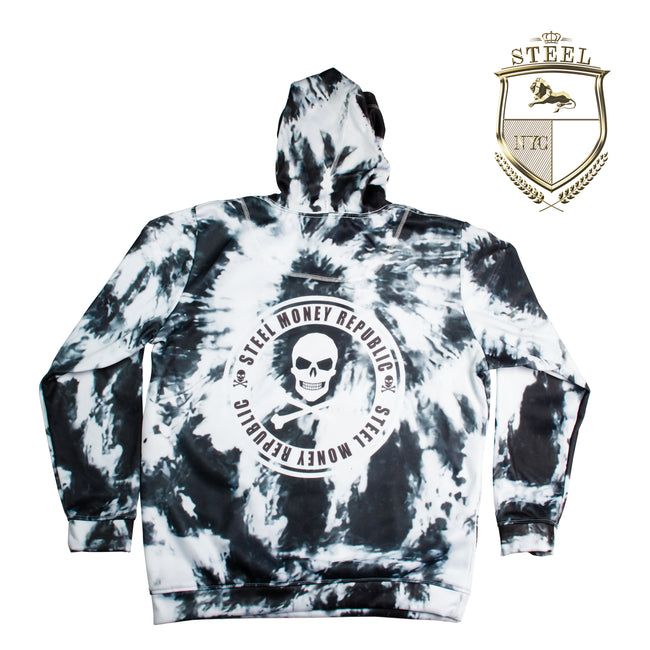 Hoodie Sudadera Tie Dye Black