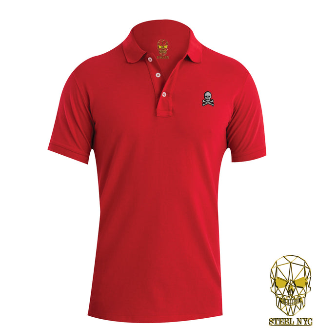 Polo Calavera Rojo